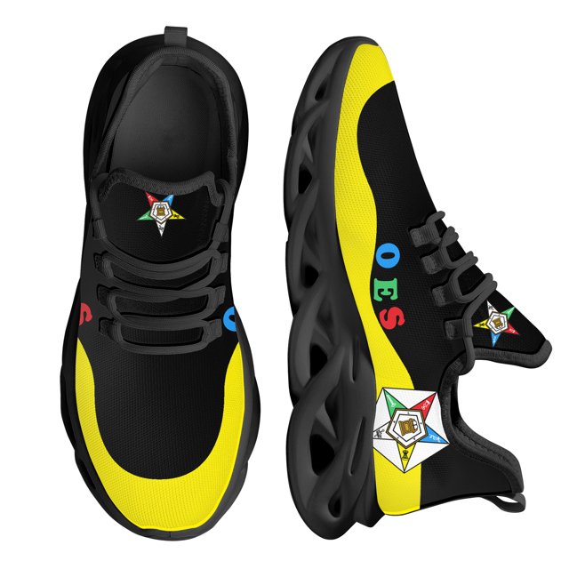 Zapatillas deportivas de malla con estampado "Orden del Este" de OES Sistars para mujer, ligeras y transpirables, con plataforma, para tenis al aire libre.