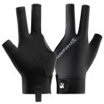 thumbnail image 1 of Guantes de billar profesionales D258 ligeros y transpirables de tres dedos, antideslizantes, para billar individual, 1 of 6
