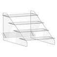 thumbnail image 1 of AMLESO Acrylic Display Stand 4 Tier Cosmetics Storage Rack for Living Room Cupboard, 1 of 8