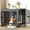 Dark Gray, variant on Amlancher Dog Crate Furniture for Small Dogs, 28inch Wood Dog Kennel Furniture, Rustic Brown