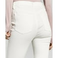 thumbnail image 6 of And Now This Women's Highrise Exposed Button Perfect Skinny Jeans White (White, 25), 6 of 6