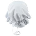thumbnail image 3 of Colonial Amish Mob Cotton Hat Womens White Bonnet Poor Girl/Maid/Pilgrim Costume, 3 of 3