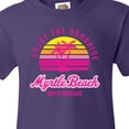 thumbnail image 4 of Inktastic Summer Enjoy the Sunshine Myrtle Beach South Carolina Pink Youth T-Shirt, 4 of 5