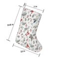 thumbnail image 2 of Christmas Stockings,White Christmas Bird and Pine Pattern Stockings Christmas,14.8'' Xmas Stockings,Christmas Party Favors,Christmas Party Decorations,Christmas Stockings Personalized, 2 of 5