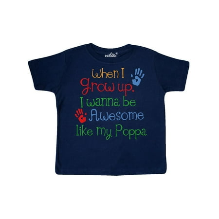 

Inktastic Awesome Like Poppa Gift Toddler Boy or Toddler Girl T-Shirt