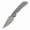 Beadblasted Anodized Titanium, variant on Kansept Fenrir Folding Pocket Knife 3.48'' Satin CPM S35VN Blade,Beadblasted Anodized Titanium Handle with Micro Water Ripple Texture,K1034C1