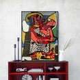 thumbnail image 2 of INVIN ART Framed Canvas Print The Kiss by Picasso Modern Abstract Wall Art for Living Room, 24"x32", 2 of 6