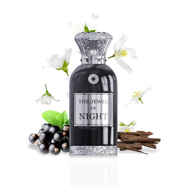 ANFAR LONDON The Jewel of Night Extrait de Parfum, Unisex Fragrance, Luxurious Floral & Woody Notes, Long-Lasting Scent, Elegant & Bold Fragrance for Men and Women, Premium Perfume