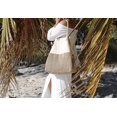 thumbnail image 2 of Aleko Large Beach Bag - Woven Beach Bag - Canvas And Jute Boho Tote Summer Shoulder Bag, 2 of 5