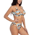 thumbnail image 2 of Daiia Industrial Transportations Women's Bikini Set Two Piece Swimsuit High Waisted Bikini Adjustable Straps Bikini Perfect for Beach, Pool, and Summer Vacation-Medium, 2 of 9