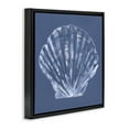 thumbnail image 4 of Stupell Industries Blue Nova Seashell Animals & Insects Painting Black Floater Framed Canvas Art Print Wall Art, 25 x 25, 4 of 10