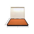 thumbnail image 5 of Infusion 8" x 12" Extra Large Industrial Stamp Ink Pad, Your Go to Large Stamp Ink Pad for Bright Color, Even Coverage and Durability, Orange Stamp Pad, 5 of 7