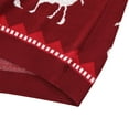 thumbnail image 5 of Yesfashion Men's Christmas Sweaters Holiday Reindeer Snowflakes V Neck Jumpers, 5 of 9