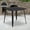 Black-Antique Gold, variant on Emma + Oliver Commercial Grade 31.75" Square Black Metal Indoor-Outdoor Table