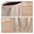 thumbnail image 5 of OFFIGAM Women's Beige Straw Tote Bag - Stylish Outdoor Travel & Party Handbag, Lightweight and, 5 of 7