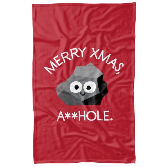 bCreative - David Olenick Blanket, 36'x58' Sock It to 'Em Fleece Blanket