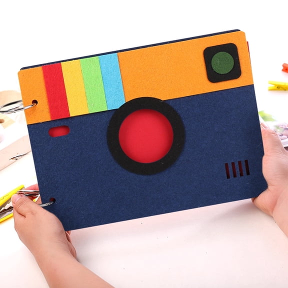 Giunmcul up to 50% Off DIY Fe-lt Album, Camera Photo Album, Children's Growth Album, Suitable for Various Festivals As Gifts, 2x4 3x5 4x6 5x7 Magnetic Scrapbook DIY Album