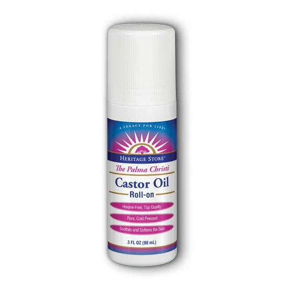 Heritage Products The Palma Christi Castor Oil Roll-On - 3 fl oz