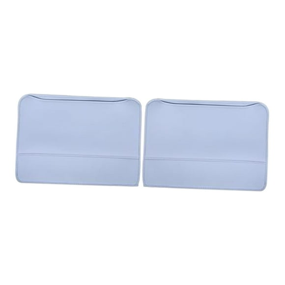 funtasica 2 Pcs Tapis de Siège Arrière Garde Propre et Ordonné Accessoires Automobiles Bleu