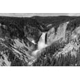 thumbnail image 2 of The Yellowstone Collection 24x17 Black Ornate Wood Framed with Double Matting Museum Art Print Titled - Lower Falls from Lookout Point, Yellowstone National Park, 2 of 4