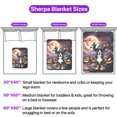 thumbnail image 5 of Spooky Halloween Night Witch Bernese Mountain Dog Glowing Pumpkins Cozy Sherpa Blanket Berner Lover Gifts Warm Soft Throw Blanket - 12015, 5 of 5