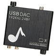 thumbnail image 3 of DAC Audio Converter, 3.5mm Jack Durable Optical To Stereo L/R  Audio Converter With Volume And Bass Control For  For Laptop For  For PS3, 3 of 8