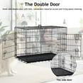 thumbnail image 6 of Dkelincs 48 inch Dog Cage Large XXL Dog Crates for Large Dogs Pet Animal Segregation Cage with Double-Door for Dog Training Indoor, 6 of 8