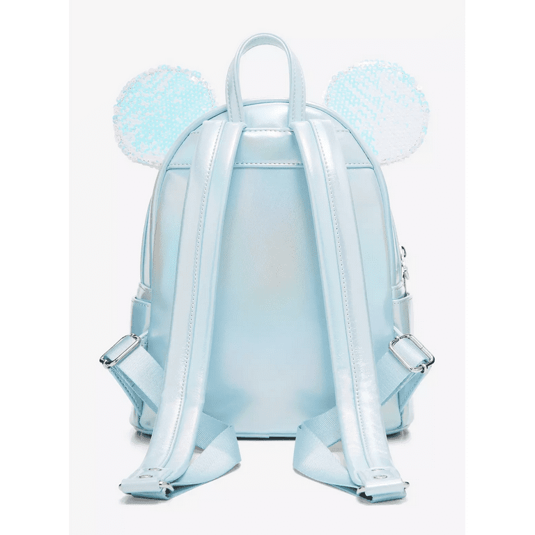 Loungefly Women s Faux Leather Mini Backpack Light Blue