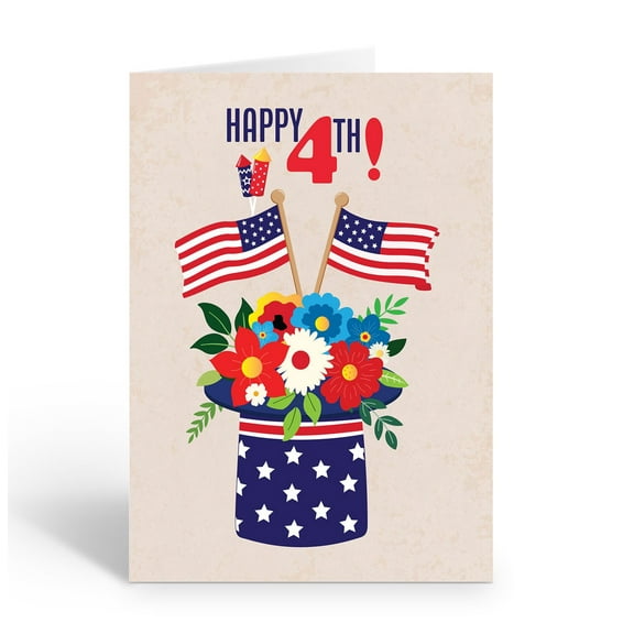 4th of July Greeting Card – Patriotic Fourth of July Cards - USA