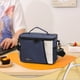 thumbnail image 5 of Bolsa De PícnicBolsa de picnic Bolsa de almacenamiento de utensilios de cocina con asa Bolsa térmica para alimentos con correa para el hombro, 5 of 7