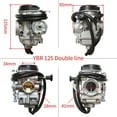 thumbnail image 1 of Suitable for Carburador de motocicleta JINGKE YBR125 de línea simple y doble for Yamaha TW200 2001-2017, 200 Trailway, todoterreno de rally YJM125, 1 of 5