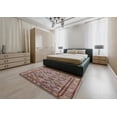thumbnail image 5 of Ahgly Company Machine Washable Indoor Rectangle Industrial Modern Chestnut Brown Area Rugs, 6' x 9', 5 of 7