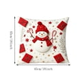 thumbnail image 3 of Christmas Decorations, Christmas Decorative Throw Pillow Cover, Christmas Decor Indoor, Christmas Pillow Covers, for Xmas Tree, Home, Party, Holiday Christmas Decorations, 3 of 7