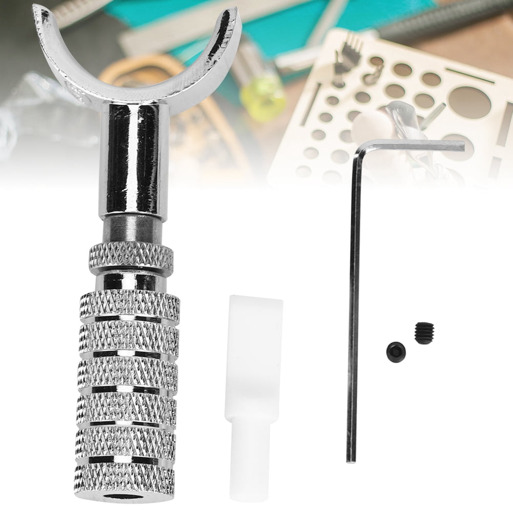 Kritne Manual Leather Swivel Knife Ceramic Leather Carving Blade White DIY Tool Set ,Swivel