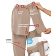 thumbnail image 2 of Silverts Men Poly Cotton Pant, 2XL Plus Size, Navy, 2 of 2