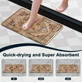 thumbnail image 4 of 1pc Vintage inspired Ornate Rug Bathroom Rug Bathroom Decor and Accessories- Durable,Anti Slip,And Quick Drying,Suitable For Indoor/outdoor Use - Perfect For Bathrooms,Bedrooms,Kitchens, 4 of 9