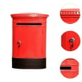 thumbnail image 6 of deevoka Wall Mounted Mailbox Charity Collection Donation Box for Contest Fundraising Red, 6 of 9