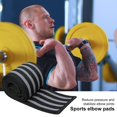 thumbnail image 2 of Elastic Fabric Elbow Supporter Sports Elbow Pad Compression Elbow Protection for Joint Stability Injury Recovery Elastic Breathable Thin Unisex, 2 of 8