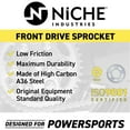 thumbnail image 6 of Niche 520 Pitch 16 Tooth Front Drive Sprocket for BMW G310GS G310R 519-CDS2591P, 6 of 6