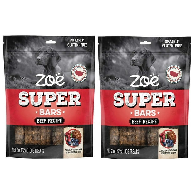 Zoe Super Bars Beef Recipe 2/2lb Bags