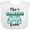 AA-White, variant on Inktastic Mom's Gaming Buddy Aqua Controller Boys or Girls Baby Bib