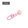 thumbnail image 3 of Uxcell 5 Pack Pet Bells, 13mm/0.51" Dia Jingle Bell, Pink Carbon Steel Bells with Clasps for DIY Crafts, 3 of 4
