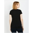 thumbnail image 2 of Motherhood Maternity V-Neck Side Ruched Maternity Tee, 2 of 2