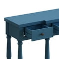 thumbnail image 5 of EUROCO 63" Longer Console Table Sofa Table for Entryway with 4 Drawers and Storage Shelf for Living Room Hallway Foyer Office, Navy Blue, 5 of 8