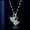 XL-31, variant on Silver Plated Necklace for Women - Square Cut Cubic Zirconia Teardrop Pendant - 16-20in Electroplated Copper Cross Chain - Elegant Jewelry Gift for Birthday Anniversary Date Night