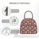 thumbnail image 4 of Fotbe Skull rock record artist Bolsa de Almuerzo con Estampado, Lonchera Aislada, Contenedor de Comida Reutilizable Tipo Cooler a Prueba de Fugas, 4 of 6