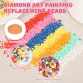 thumbnail image 3 of Uxcell 8000 Pcs Diamond Art Painting Beads Round 5D Diamond Art Painting Drills Accessories for Gem Replacement Orange, 3 of 6