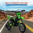 thumbnail image 3 of CazToi 24V 250W MotorKids 13.6 Mph Ride On Motorcycle with Disc Brake, 3 of 7