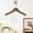 thumbnail image 6 of UYUH Wall-Mounted Wooden Jewelry Organizer Rack Hanging Display Stand for Necklaces, Bracelets & Scarves Space-Saving Closet Storage Like Clothes Rack, 6 of 6
