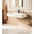 thumbnail image 2 of 36" x 18" Solid Surface - Spacious and Durable - Bathroom - Ample Room for Multiple Users, 2 of 3